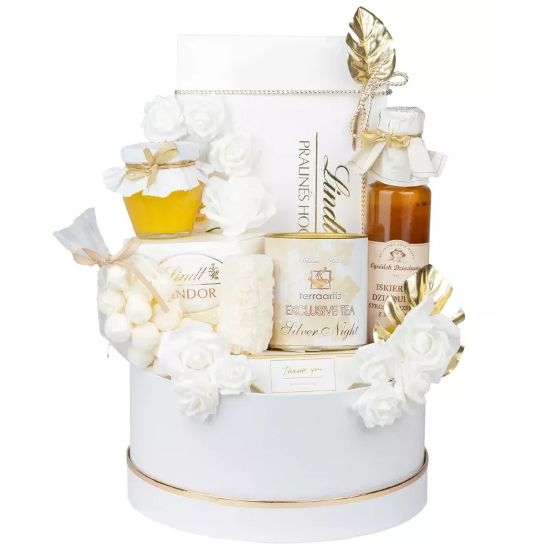 Zestaw Syrop i Miód 7 – Naturalny Prezent z Herbatą, Miodem i Pralinkami