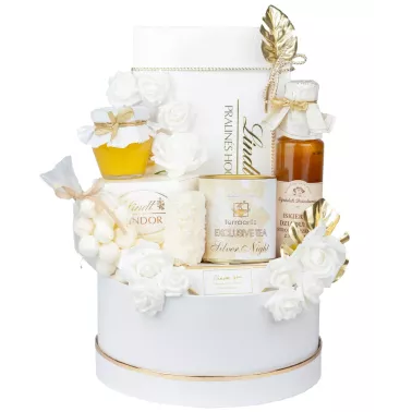 Zestaw Syrop i Miód 7 – Naturalny Prezent z Herbatą, Miodem i Pralinkami