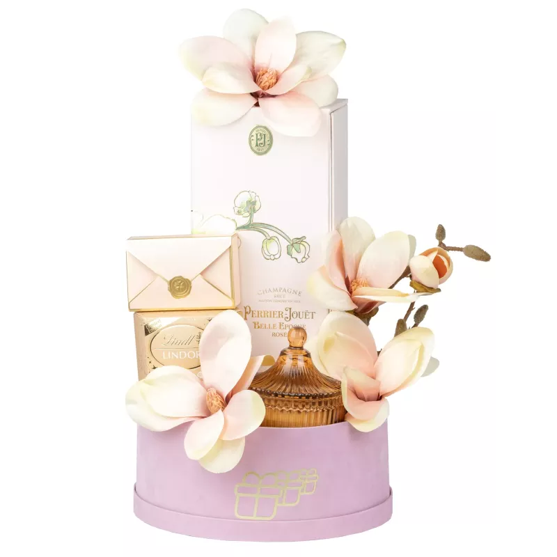 Zestaw Praliny i Szampan 17 – Luksusowy Prezent z Szampanem Belle Epoque i Pralinami