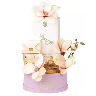 Zestaw Praliny i Szampan 17 – Luksusowy Prezent z Szampanem Belle Epoque i Pralinami