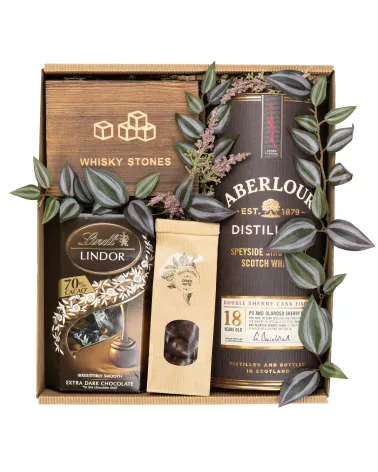 Zestaw Whisky 30 – Ekskluzywny Prezent z Whisky Aberlour 18YO i Akcesoriami