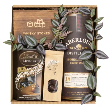 Zestaw Whisky 30 – Ekskluzywny Prezent z Whisky Aberlour 18YO i Akcesoriami