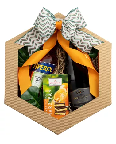 Zestaw Aperol Prosecco 50 – Letni Prezent z Aperolem, Prosecco i Czekoladą
