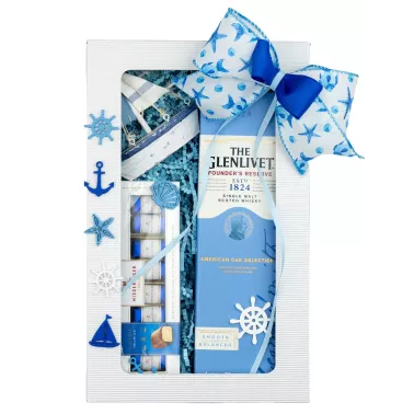 Zestaw Pralinki i Whisky 74 – Elegancki Prezent z Whisky Glenlivet i Pralinami