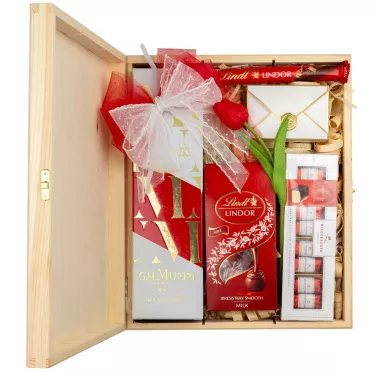 Zestaw Praliny i Szampan 87 – Luksusowy Prezent z Szampanem Mumm i Pralinami Premium