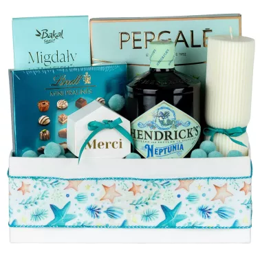 Zestaw Praliny i Gin 94 – Ekskluzywny Prezent z Ginem Hendrick’s Neptunia i Pralinami Lindt