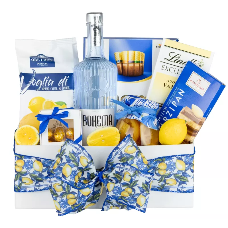 Zestaw Czekoladki i Wódka Bohema 111 – Klasyczny Prezent z Wódką Bohema, Pralinami i Wykwintnymi Czekoladami