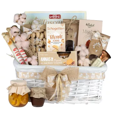 Zestaw Ciasteczka i Miód 117 – Słodki Prezent z Ciasteczkami, Pralinami i Miodem