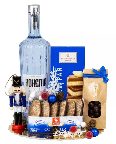 Zestaw Świąteczny Bohema i Orzechy 131 – Stylowy prezent na święta z wódką