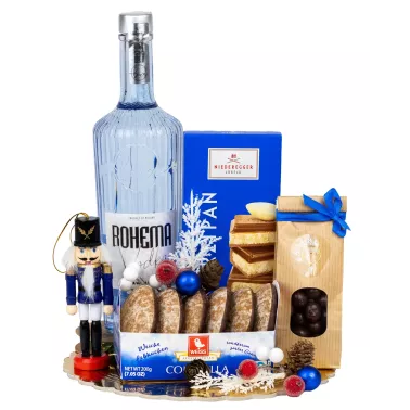 Zestaw Świąteczny Bohema i Orzechy 131 – Stylowy prezent na święta z wódką