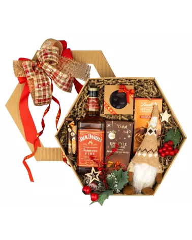 Zestaw Świąteczny Whisky i Krasnal 143 – Gustowny Prezent Świąteczny