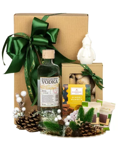 Zestaw Świąteczny Wódka i Migdały 146 – Gustowny Upominek Świąteczny