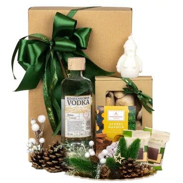 Zestaw Świąteczny Wódka i Migdały 146 – Gustowny Upominek Świąteczny