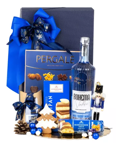 Zestaw Świąteczny Wódka i Praliny 148 – Stylowy Prezent na Święta