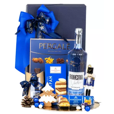 Zestaw Świąteczny Wódka i Praliny 148 – Stylowy Prezent na Święta