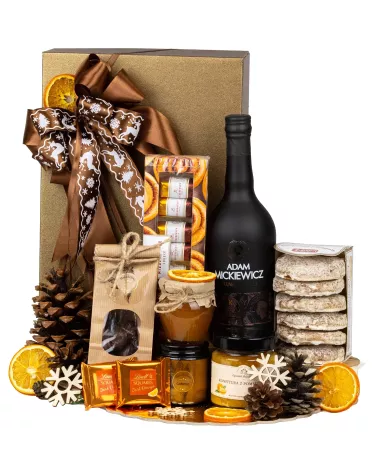 Zestaw Świąteczny Likier i Pierniki 149 – Wyszukany Prezent na Boże Narodzenie
