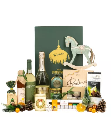 Zestaw Świąteczny Prosecco, Wino i Słodycze 154 – Wyszukany Prezent na Święta
