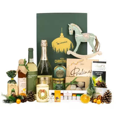 Zestaw Świąteczny Prosecco, Wino i Słodycze 154 – Wyszukany Prezent na Święta