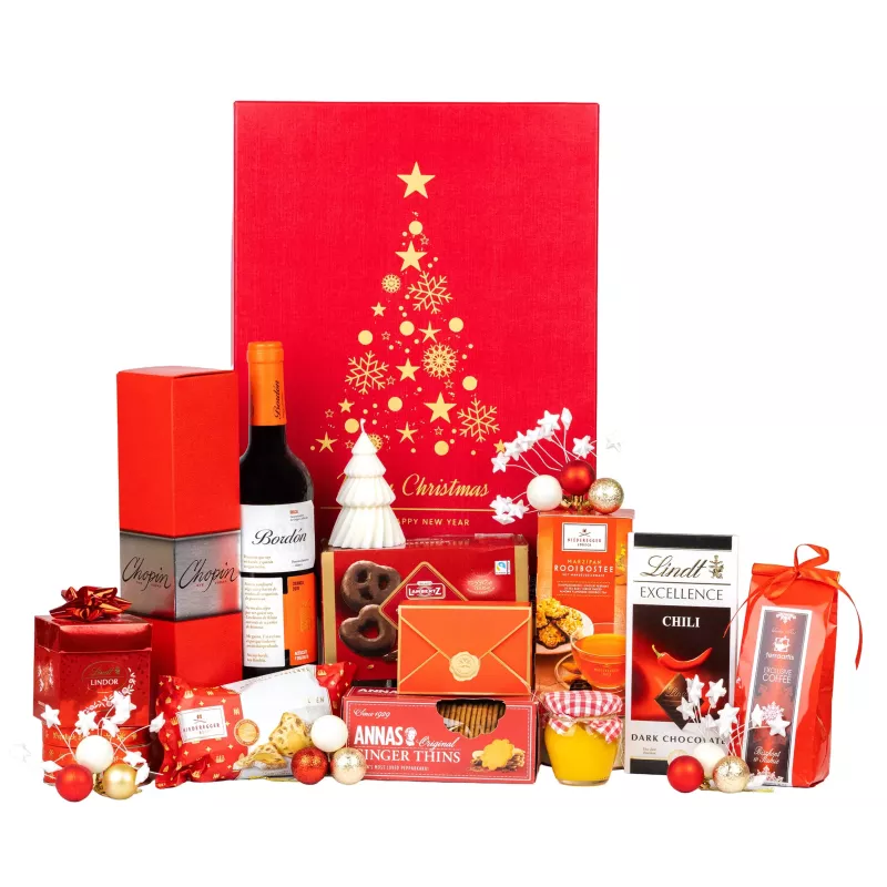 Zestaw Świąteczny Wódka i Wino 156 – Wyszukany Prezent pod Choinkę