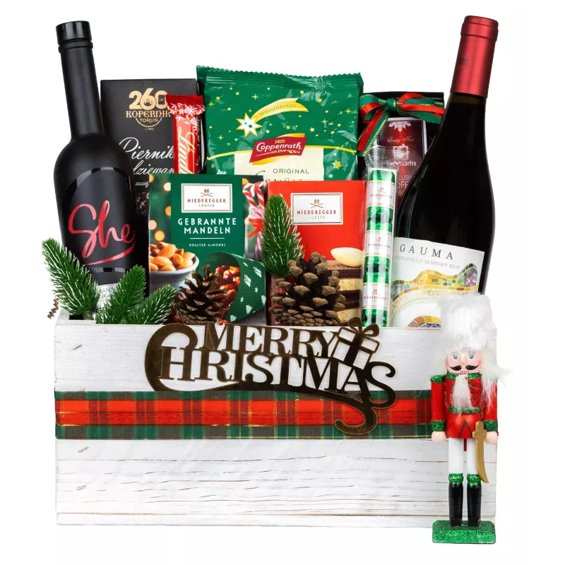 Zestaw Świąteczny Dziadek do Orzechów 158 – Elegancki Prezent ze Smakiem Zestaw Świąteczny Dziadek do Orzechów 158 to elegancki