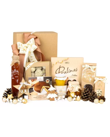 Zestaw Świąteczny Tort Marcepanowy 161 – Idealny Prezent Świąteczny