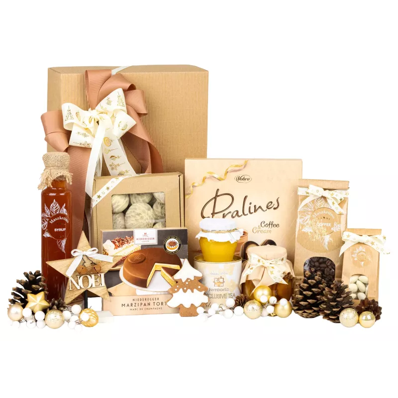 Zestaw Świąteczny Tort Marcepanowy 161 – Idealny Prezent Świąteczny