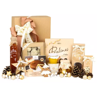 Zestaw Świąteczny Tort Marcepanowy 161 – Idealny Prezent Świąteczny