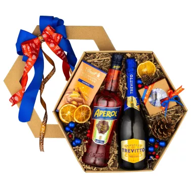 Zestaw Świąteczny Aperol i Prosecco 169 - Elegancki Prezent na Świąteczne Okazje