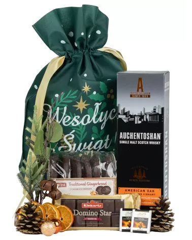 Worek Świąteczny Whisky i Słodycze 178 - Prezent Świąteczny dla Konesera