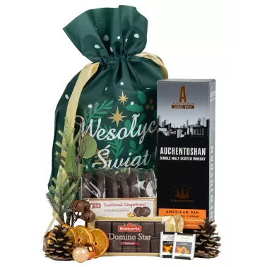 Worek Świąteczny Whisky i Słodycze 178 - Prezent Świąteczny dla Konesera