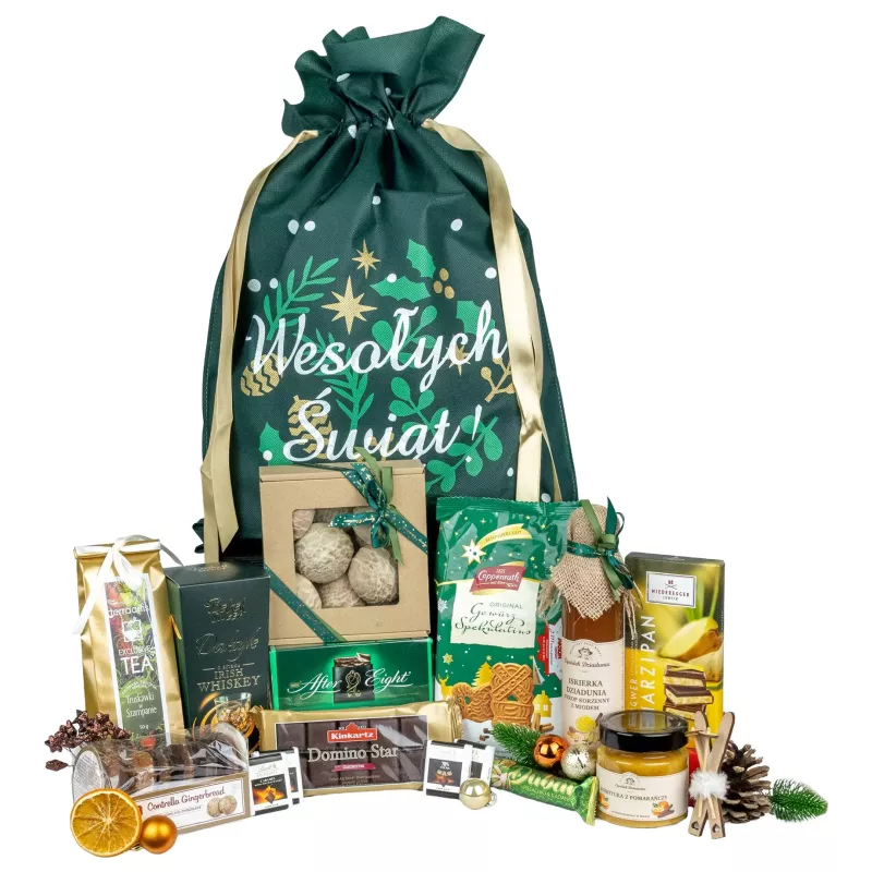 Worek Świąteczny Syrop i Słodycze 176 - Stylowy Prezent Firmowy