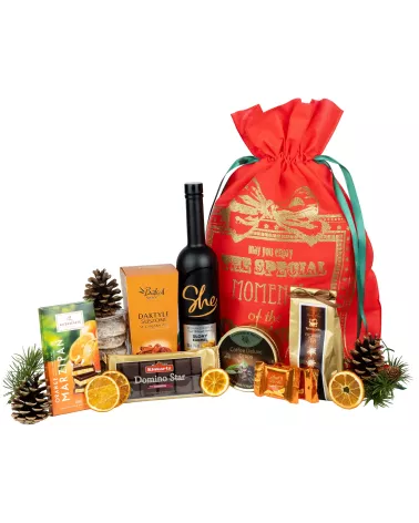 Worek Świąteczny Likier 175 - Elegancki Prezent na Święta