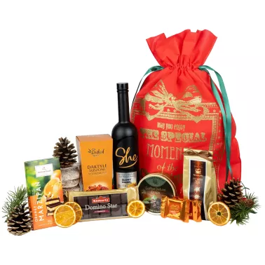 Worek Świąteczny Likier 175 - Elegancki Prezent na Święta