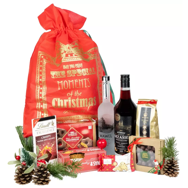 Worek Świąteczny Wódka i Grzaniec 174 - Prestiżowy Upominek Firmowy