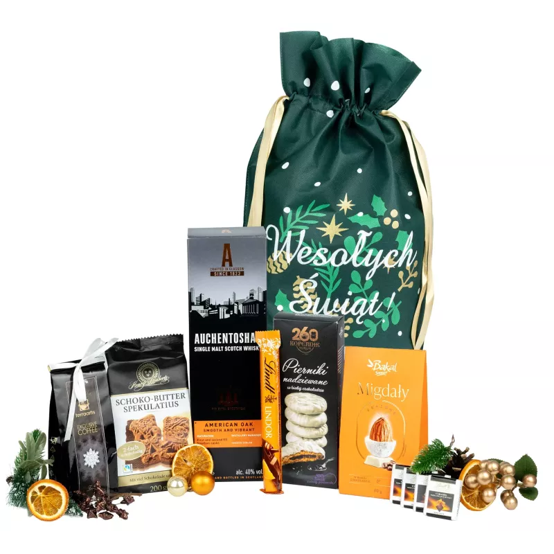Worek Świąteczny Whisky 173 - Stylowy Zestaw Świąteczny