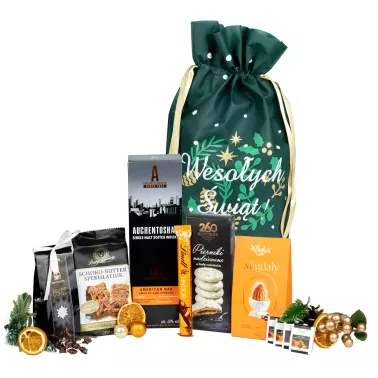 Worek Świąteczny Whisky 173 - Stylowy Zestaw Świąteczny