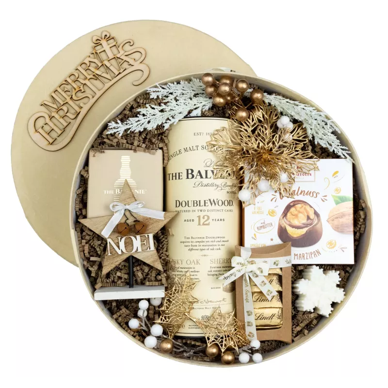 Zestaw Świąteczny Deluxe Whisky 181 - Elegancki Prezent Premium na Święta