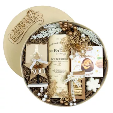 Zestaw Świąteczny Deluxe Whisky 181 - Elegancki Prezent Premium na Święta